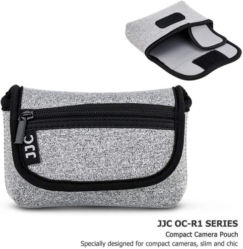 JJC Compact Camera Case Travel Pouch Sleeve for Sony ZV-1 II ZV1II ZV1F ZV-1F ZV1 RX100 VII VI VA Canon G7X G5X G9X SX740 Olympus TG-7 TG-6 TG-5 T...