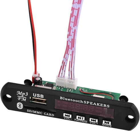 Bluetooth MP3 Decoder Board with USB and SD/MMC Card Slot Audio Wireless Bluetooth Module USB SD FM Hands-Free Call with Remote Control......