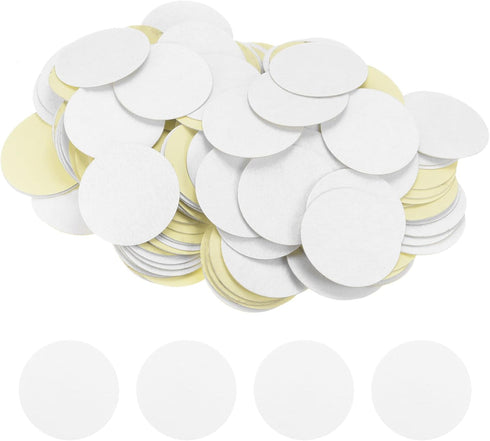 200pcs Round Adhesive Felt Circles, 65mm 2.5" Pre Cut Felt Craft Stickers Non-Woven Mini Felt Fabric Circles for DIY Sewing Handcraft Cut Projects...
