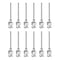 12pcs 16Gauge Stainless Steel Dispensing Needles, 1" All Metal Glue Needle Tube Blunt Tips Luer Lock for Thick Liquids, Ink, Glue, Lab Use...