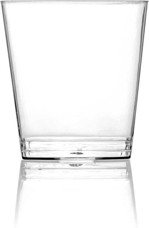 DecorRack 1 Oz Shot Glasses, 80 Hard Clear Plastic Shot Cup, Disposable Party Cups, Mini Cups Shot Glasses (80 Pack)...