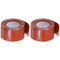 2 Rolls Self Fusing Silicone Tape 1" x 3ft x 0.04" Waterproof Sealing Plumbing Rubber Tape for Water Pipe Hose Leak Silicone Grip Repair Seal, Red...