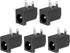 PATIKIL 5.5x2.1mm DC Power Connector, 5 Pack 3 Pin PCB Mounting Female Plug Jack...