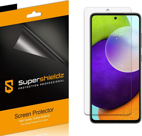 Supershieldz (6 Pack) Designed for Samsung Galaxy A53 5G/ A52 / A52 5G / A52s Screen Protector, 0.12mm, Anti Glare and Anti Fingerprint (Matte) Sh...