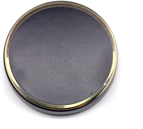 20 pcs Circle Stroke Matte Black Metal Shank Sewing Coat Buttons -25mm -1"...