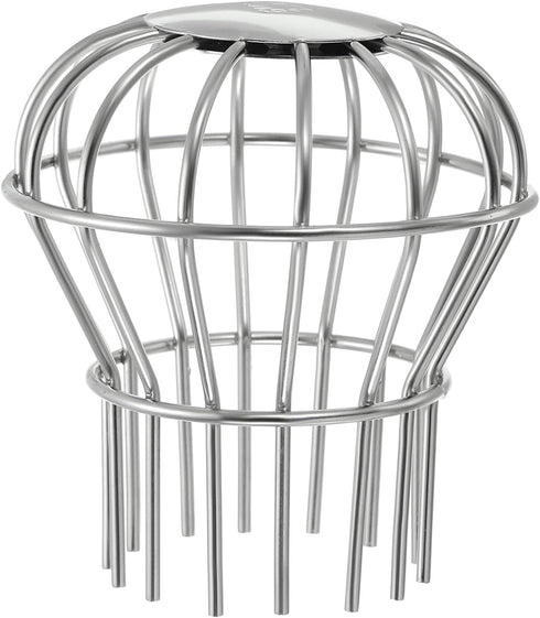 PATIKIL Gutter Guard, 304 Stainless Steel Down Pipe Strainer, Anti-Blocking Line Cap Drain Cover Downspout Protector for Blockage Leaves Debris, 3...