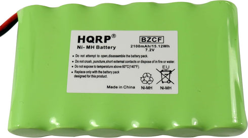 HQRP 2100mAh High Capacity Backup Battery ?ompatible with ADT 300-03866 LYNXRCHKIT-SHA Replacement...