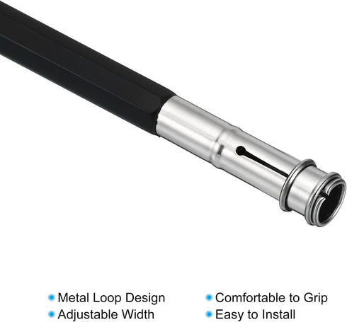 PATIKIL Pencil Extenders, 12 Pack Metal Dual Head Adjustable Pencil Holder Extender for Artists Drawing Shading, Black...