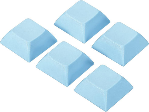 PATIKIL 1U Blank Keycaps, 5 Pack Universal PBT Keyboard Replacement Accessories for MX Mechanical Keyboard, Light Blue...