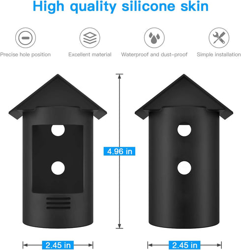 HOLACA Water-Proof Silicone Cover Protective Case for Stick Up Cam Cam Battery HD Security Camera(3rd Generation) - Anti-Scratch Protective Cover ...