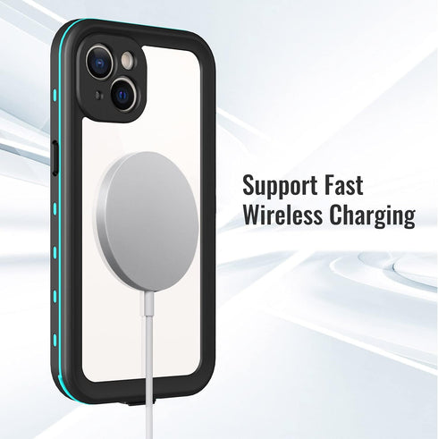 iPhone 13 Waterproof Case -iPhone 13 Full Body 360° Protective Case Shockproof Dustproof IP68 Waterproof Phone Case for iPhone 13 with Built in sc...