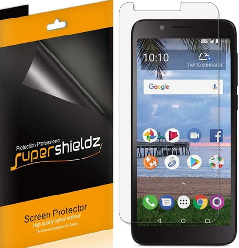 Supershieldz (6 Pack) Designed for TCL LX (A502DL) Screen Protector, High Definition Clear Shield (PET)...