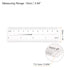 Film Flexible Ruler 4 Inch 0.5mm Scale PET Plastic Folding Straight Ruler Calibration Soft Ruler Measuring Tool for Factory, Transparent...