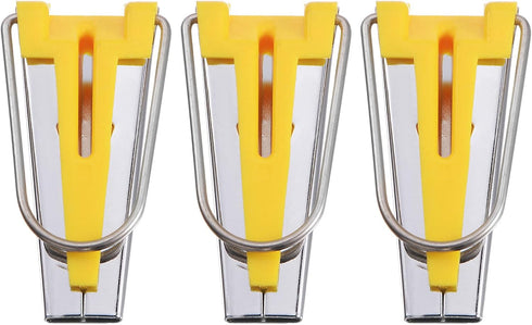 HARFINGTON 3pcs Bias Tape Maker Kit 12mm Single and Double Fold Fabric Bias Binding Maker Sew Tool for Fabric Quilting Sewing Crafting DIY, Yellow...