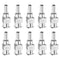 10pcs 11Gauge Stainless Steel Dispensing Needles, 1/4" All Metal Glue Needle Tube Blunt Tips Luer Lock for Thick Liquids, Ink, Glue, Lab Use...
