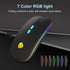 CC Store LED Wireless Bluetooth Mouse &2.4GHz Instant Connection,Rechargeable Ultra Silent Slim,3 Adjustable DPI 2 Connection Modes with USB-C to ...
