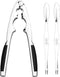 Anwenk Nut Crackers for All Nuts Nutcracker Pecan Walnut Nut Crackers with 2 Picks Heavy Duty Shell Seafood Cracker Tool...