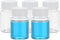 PATIKIL 5 Pcs 50ml Reagent Bottles, PET Wide Mouth Round Bottles with Screw Cap for Lab Water Reagent Liquids Solid Sample Storage Seal, Transpare...