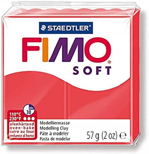 Staedtler FIMO Soft Polymer Clay - -Oven Bake Clay for Jewelry, Sculpting, Crafting, Flamingo 8020-40...