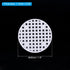 PATIKIL Flower Pot Hole Mesh Pad, 60Pcs 1.8 Inch/4.5cm Round Rigid Bonsai Drainage Mesh Grid Screen Bottom Grid Mat for Garden, White...