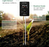 Soil pH Meter, MS-X1 Upgraded 3-in-1 Soil Moisture/Light/pH Tester Gardening Tool Kits for Plant Care, Great for Garden, Lawn, Farm (Black)...