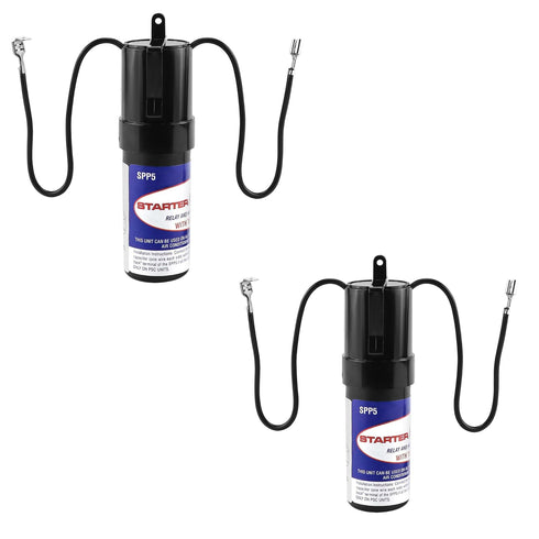 SPP5 Hard Start Capacitor for Air Conditioner,Increases Compressor Starting Torque 300% AC115V-288V from 4,000 BTU Window Units to 120,000 BTU Com...