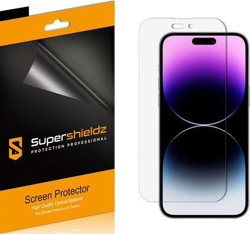 Supershieldz (6 Pack) Designed for iPhone 14 Pro Max (6.7 inch) Screen Protector, High Definition Clear Shield (PET)......