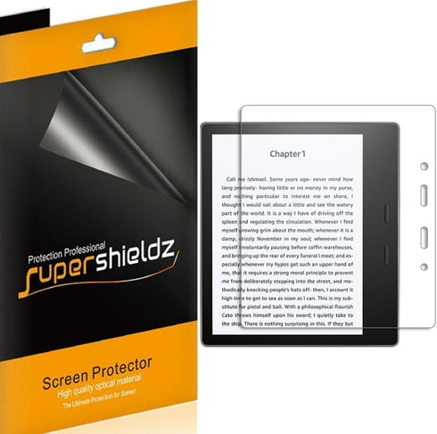 Supershieldz (3 Pack) Anti Glare and Anti Fingerprint (Matte) Screen Protector Designed for Kindle Oasis (10th and 9th Generation, 2019 and 2017 R...