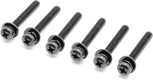 ReplacementScrews 1 Set of Metric Screws (Model RS-198299) Pan Head - Philips Drive - Black Plated (Pack of 6)...
