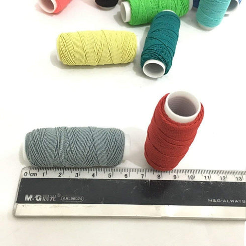 FQTANJU 12 Pcs Round Shirring Elastic Craft cord......