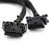iKKEGOL 30cm 16 Pin OBD2 OBDII J1962 Y Cable Cord Splitter Extension 1x Male to 2X Female Braid Connector 12"...
