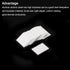 PATIKIL Alumina Ceramic Sheet Cooling Pad Insulating Sheet 50pcs High Hardness for MOS Transistor 25x20x1mm(1x0.8x0.04")...