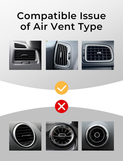 LISEN Magnetic Phone Holder for Car - Upgraded Clip Ultra 6 Strong Magnets, Phone Magnets for Back of Phone, Soporte de Telefono para carro for Ga...