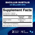 Vitamatic Bacillus Subtilis 10 Billion per DR Capsule - 60 Count - Digestive, Gut & Immune Health Support - Made with Prebiotic Inulin Fiber...