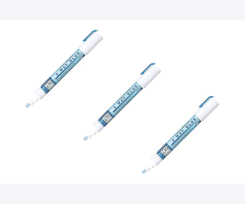 Kuretake Zig Memory System 2-Way Glue – Chisel Tip - 3 Pack...