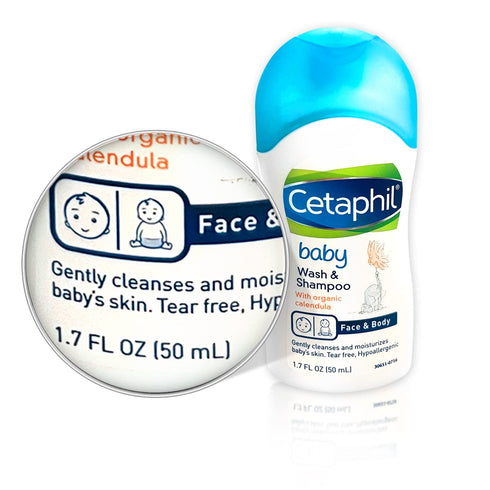 Baby Shampoo and Body Wash by Ceta phil, Travel size, Bulk, Tear free, Hypoallergenic, (Pack of 6), 1.7 fluid_ounces...