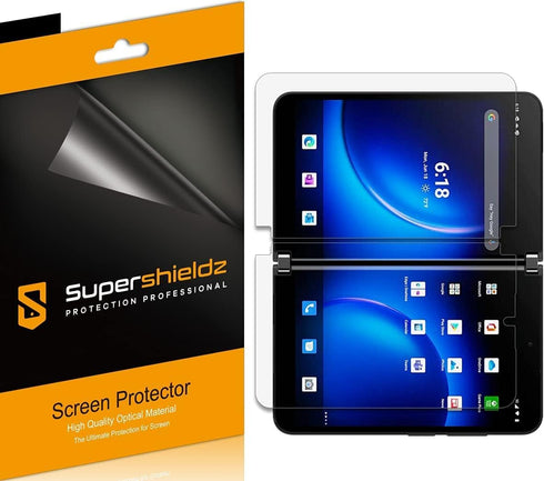 Supershieldz (2 Pack) Designed for Microsoft Surface Duo 2 Screen Protector, (2 Left Screen and 2 Right Screen) High Definition Clear Shield (TPU)...