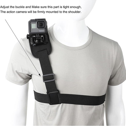 PellKing Single Shoulder Strap Mount Compatible for GoPro AKASO or Other Action Cameras...