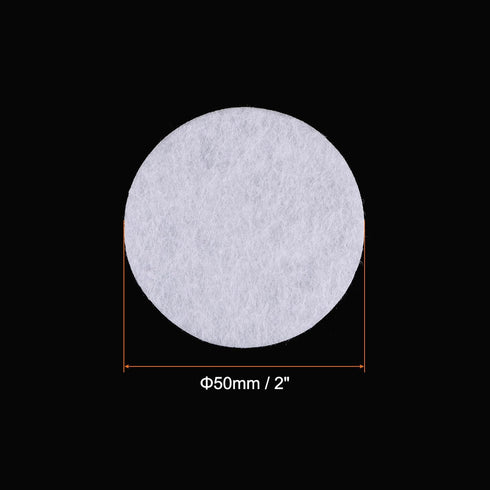 300pcs Round Felt Circles, 50mm 2" Pre Cut Felt Craft Pads Non-Woven Mini Felt Fabric Circles for DIY Sewing Handcraft Cut Projects Craft Finishin...