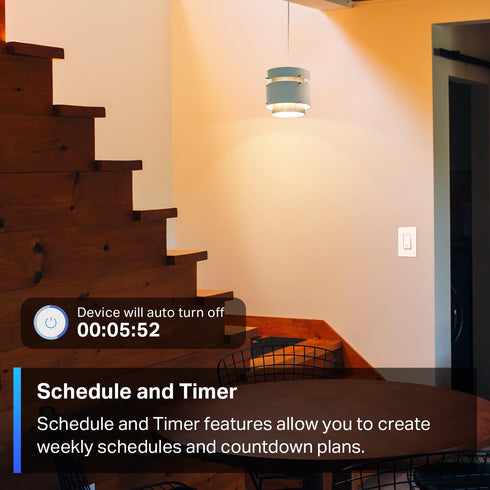 TP-Link Tapo Matter Smart Dimmer Switch: Voice Control w/Siri, Alexa & Google Assistant, UL Certified, Timer & Schedule, Easy Guided Install, Neut...