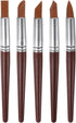 HARFINGTON 5pcs Silicone Clay Sculpting Tool Pottery Modelling Shaper Carving Tool Rubber Tip Shaping Pen for Ceramic Sculpture Polymer Clay, Brow...