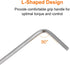 4pcs Ball End Hex Key Wrench 2mm L-Shape Long Arm Hexagon Metric Wrenches Chrome Vanadium Steel Repairing Tool for Home Repair...