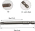 10PCS 3"/75mm T30 Torx Head Screwdriver Bit Set, 1/4 Inch Hex Shank with Quick Release Slot,S2 Steel Magnetic Security Tamper Proof Star 6 Point S...