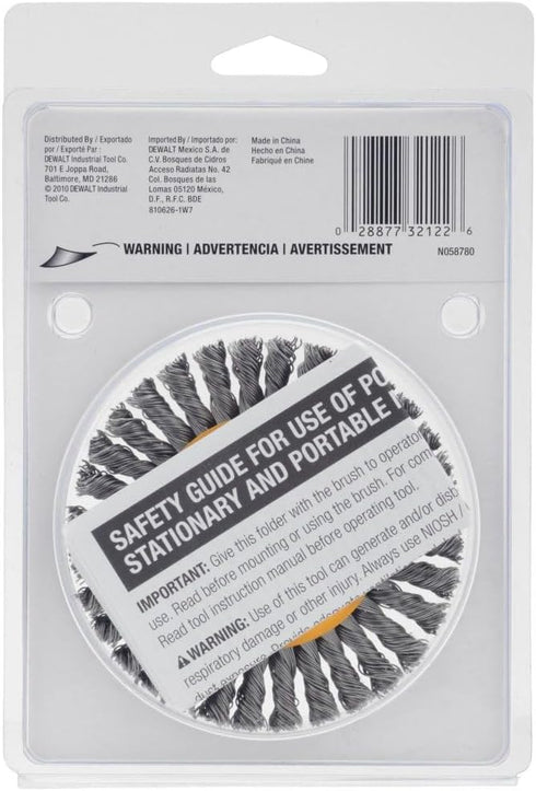 Dewalt 4 in. X 5/8 in. to 11 Hp .020 Carbon Stringer Wire Wheel...