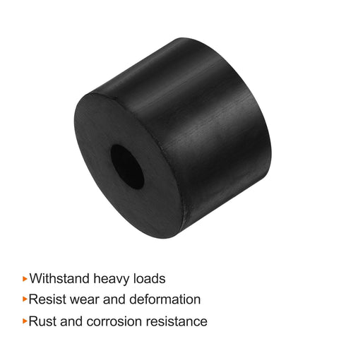 8pcs Rubber Spacer 1.57 Inch OD 0.47 Inch ID 1.2 Inch Thick Neoprene Round Anti Vibration Isolation Pads Isolator Rubber Washers Bushings for Home...