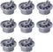 165314 Dishwasher Lower Rack Wheels by Beaquicy - Upgrade 8 Pack - Fit for Bosch Kenmore Dishwasher SHE43, SHE33, S35K, 630163 series - Replace 420198 423232 AP2802428 PS3439123 EAP3439123 PS8697067