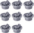 165314 Dishwasher Lower Rack Wheels by Beaquicy - Upgrade 8 Pack - Fit for Bosch Kenmore Dishwasher SHE43, SHE33, S35K, 630163 series - Replace 420198 423232 AP2802428 PS3439123 EAP3439123 PS8697067
