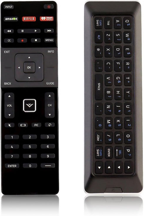 XRT500 QWERTY Keyboard w Backlit Remote Replacement for VIZIO Smart TV M70-C3 M70C3 M75-C1 M75C1 M80-C3 M80C3 M322I-B1 M322IB1 M422I-B1 M422IB1 M4...