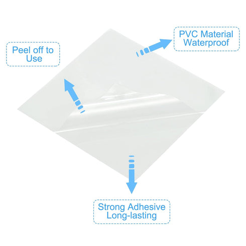 PATIKIL Waterproof Patch Seal Tape 4 in x 4 Ft, 12 Pack PVC Leak Proof Repair Tape Instant Sealing for HVAC Ducts, Roof Crack, Hoses Pipes, Awning...