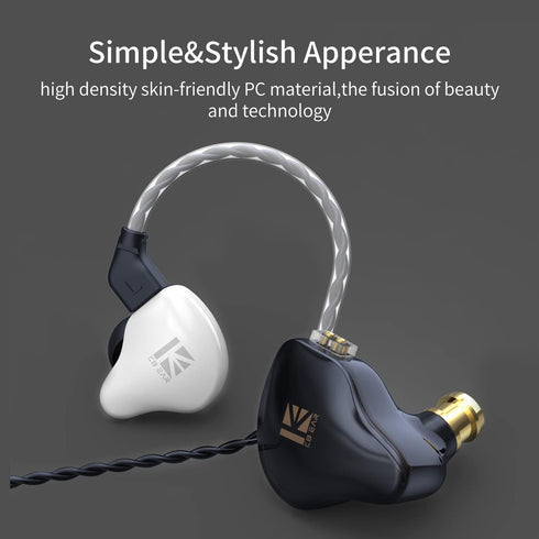 keephifi KBEAR KS1 Earphone with Microphone in Ear Monitor Headphones DD Earbuds KBEAR Earbuds IEM Earphone in Ear 3.5mm Jack Earbuds Wired for Ph...